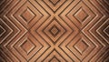 Brown wooden pattern square rhombus diamond herringbone wall floor flooring laminate parquet floor texture background banner Royalty Free Stock Photo