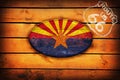 Arizona flag and shield of Route 66.