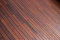 Brown wooden texture for background, exterior terrace of exotic wood ipe planks