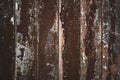 Wooden texture with peeled off paint Royalty Free Stock Photo