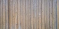 Brown wooden wall fence texture for natural background wood planks facade Royalty Free Stock Photo