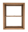 brown wooden window frame Royalty Free Stock Photo