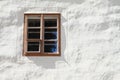 Brown wooden window Royalty Free Stock Photo