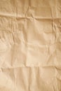 brown wrapped paper texture backdrop. vertical orientation