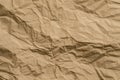 Brown wrinkled paper mountain effect background Royalty Free Stock Photo