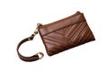 Brown Wristlet On White Background Royalty Free Stock Photo