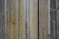 Brown yellow green plank dark used old parquet wooden texture background in wood wall floor Royalty Free Stock Photo