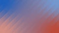 Browned off and amnesia blue inclined lines gradient background loop. Moving colorful oblique stripes blurred animation. Soft