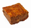 Brownie with pumpkin