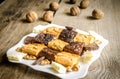 Brownies and blondies Royalty Free Stock Photo