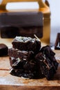 Fudgy brownies with oreo and cheese
