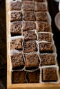 Brownies at Wedding Reception Dessert Buffet Royalty Free Stock Photo