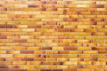 Brownish wall of clinker bricks