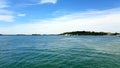 Brownsea Island is the largest of the islands in Poole Harbour in the county of Dorset, Royalty Free Stock Photo