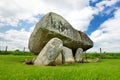 The Brownshill Dolmen, officially known as Kernanstown Cromlech, a magnificent megalithic granite capstone, located in County