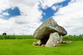The Brownshill Dolmen, officially known as Kernanstown Cromlech, a magnificent megalithic granite capstone, located in County