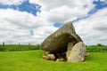 The Brownshill Dolmen, officially known as Kernanstown Cromlech, a magnificent megalithic granite capstone, weighing about 103