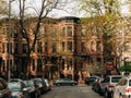 Brownstones in Park Slope, Brooklyn, New York City Royalty Free Stock Photo