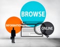 Browse Browser Searching Information Connection Web Concept