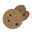 Browser brown cookies icon