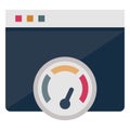 Browser  Color Isolated Vector Icon that can easily modify or edit Royalty Free Stock Photo