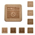 Browser disabled wooden buttons