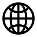 Browser icon. Vector icon for internet and network.