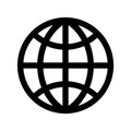 Browser icons related to the Internet and networking. Royalty Free Stock Photo