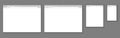 Browser mockups set. Web windows screen. Internet empty pages concept with shadow. Modern window design isolated on gray