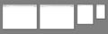 Browser mockups set. Web windows screen. Internet empty pages concept with shadow. Modern window design isolated on gray