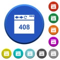 Browser 408 request timeout beveled buttons Royalty Free Stock Photo