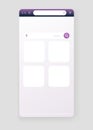 Browser search bar. Web page internet browser button, search box template. Internet search system. Simple element of Royalty Free Stock Photo