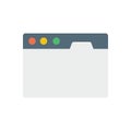 Browser, web site, interface icon. Simple color vector elements of internet explorer icons for ui and ux, website or mobile Royalty Free Stock Photo