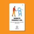 browser website frendly url vector Royalty Free Stock Photo