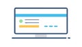 Browser Window Interface Icon for Web, vector design Generative AI Royalty Free Stock Photo
