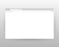 Browser window vector illustration. Browser or web browser in flat style. Window concept internet browser Royalty Free Stock Photo
