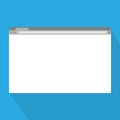 Browser window vector illustration. Browser or web browser in flat style. Window concept internet browser. Mockup browser screen d