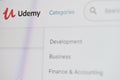 Browsing courses in Udemy platform