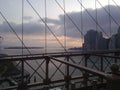 Brroklyn bridge in NEW YORK Royalty Free Stock Photo