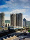 Chongqing monorail System Royalty Free Stock Photo