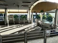BRT station platform with nice light Royalty Free Stock Photo