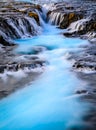 Bruarfoss waterfall, Reykjavik, Iceland Royalty Free Stock Photo