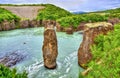 Bruarhlod Canyon of the Hvita river in Iceland Royalty Free Stock Photo
