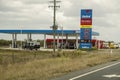 Typical Australian Country Service Station With Truck Stop