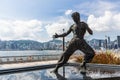 View of Avenue of the Stars in Hong Kong. Royalty Free Stock Photo