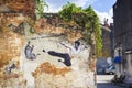 Bruce Lee Street Art Mural in Georgetown, Penang, Malaysia Royalty Free Stock Photo