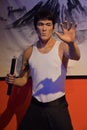 Bruce Lee wax statue at Hollywood Wax Museum in Branson, Missouri Royalty Free Stock Photo