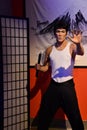 Bruce Lee wax statue at Hollywood Wax Museum in Branson, Missouri Royalty Free Stock Photo