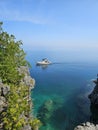 Bruce Peninsula National Park Huron Lake Georgian Bay Clear Turquoise Blue Water Sky Rocks Grotto Cliffs Ontario Canada landscape