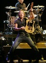 Bruce Springsteen and his E Street Band perform